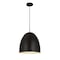 Z-Lite Z Studio Dome Pendant 3 Light Pendant, Matte Black 6012P19-SBK - alternate 2
